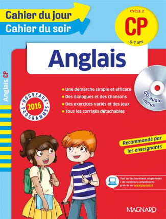 Anglais CP Cycle 2. 6-7 ans, Edition 2016, avec 1 CD audio