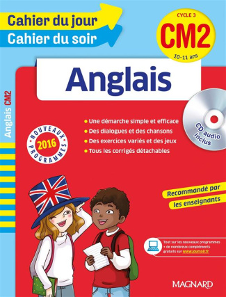 Anglais CM2 Cycle 3. Edition 2016. Avec 1 CD audio