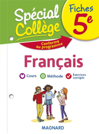 Fiches français 5e Spécial Collège. Edition 2019