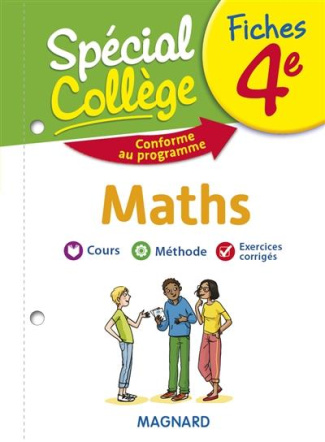 Fiches Maths 4e Spécial Collège. Edition 2019