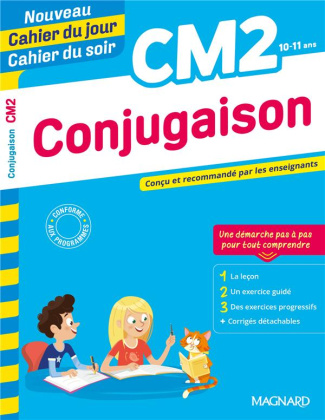 Cahier du jour/Cahier du soir Conjugaison CM2. Edition 2021