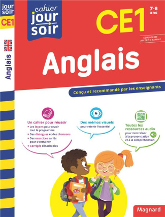 Cahier du jour/cahier du soir Anglais CE1