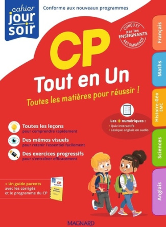 Cahier du jour/cahier du soir CP tout en un.   Guide parents, Edition 2025