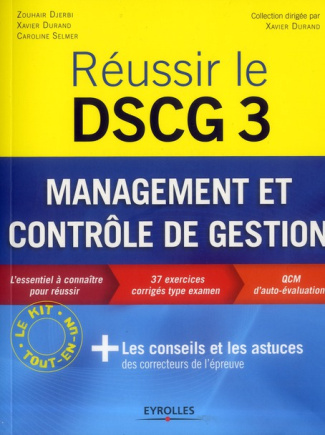 Réussir DSCG 3. Management et contrôle de gestion