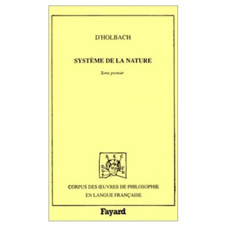SYSTEME DE LA NATURE (1770)