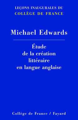 Etude de la création littéraire en langue anglaise
