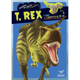 T.Rex. 1 livre   1 squelette de 40 cm à assembler