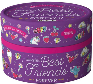 Bracelets Best Friends Forever BFF. Avec 2 mètres de fil rose, 2 mètres de fil bleu, 2 mètres de fil