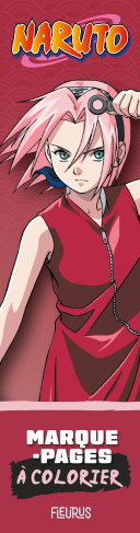 Marque-pages à colorier Naruto. Sakura