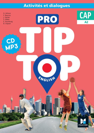 Anglais CAP Pro Tip Top. Edition 2024. 1 CD audio MP3