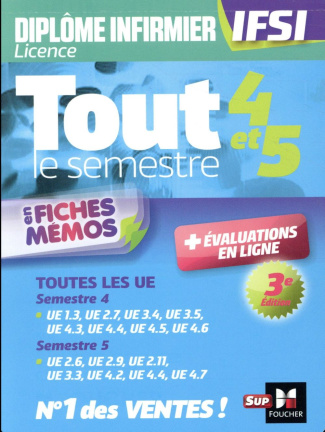 Tout le semestre 4 et 5 en fiches mémos. 3e édition