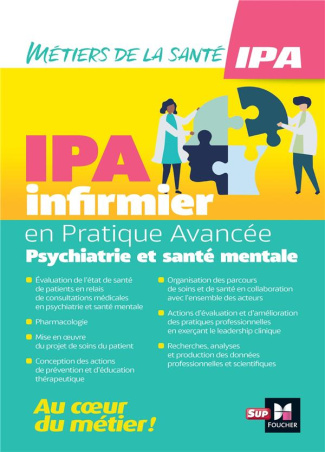 Infirmier en Pratique Avancée. Mention Psychiatrie et santé mentale