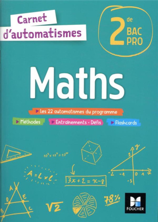 Maths 2de Bac Pro. Livre de l'élève, Edition 2021