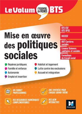 Mise en oeuvre des politiques sociales