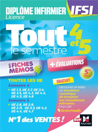 Tout le semestre 4 & 5 en fiches mémos. 5e édition