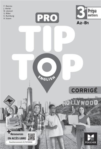 Anglais 3e Prépa-Métiers. Corrigé, Edition 2023