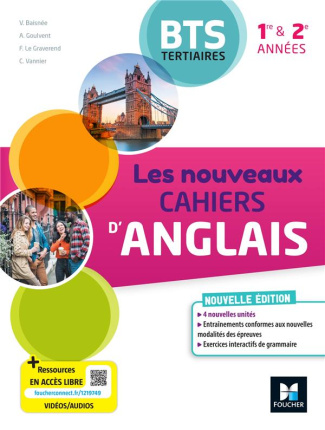 Les Nouveaux Cahiers d'anglais BTS Tertiaires 1re et 2e années