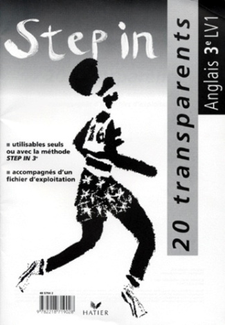 STEP IN ANGLAIS 3E - TRANSPARENTS, ED. 1997