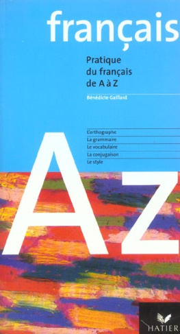 Le Français de A à Z