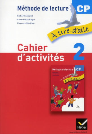 Méthode de lecture CP Cahier d'activités 2 A tire-d'aile