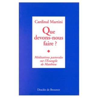 QUE DEVONS-NOUS FAIRE ? Méditations pastorales sur l'Evangile de Matthieu