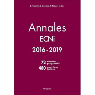 Annales ECNI 2016-2019