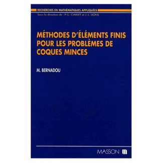 METHODES D'ELEMENTS FINIS POUR LES PROBLEMES DE COQUES MINCES