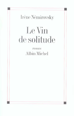 Le Vin de solitude