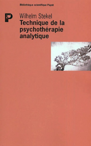 Technique de la psychothérapie analytique