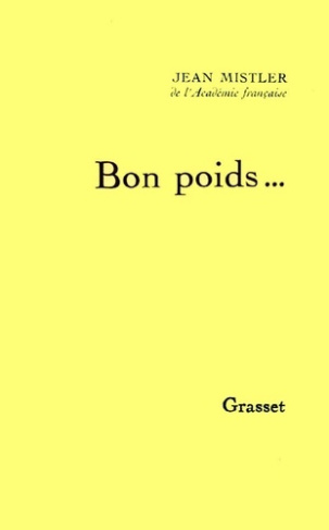 Bon poids...