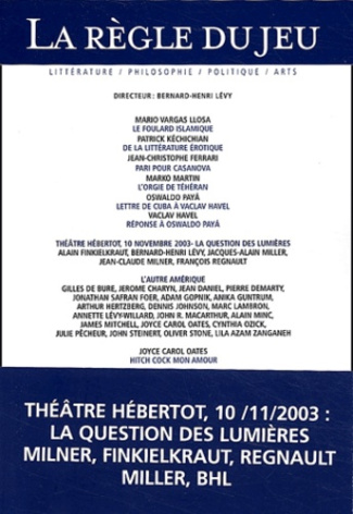 La Règle du jeu N° 24 Janvier 2004