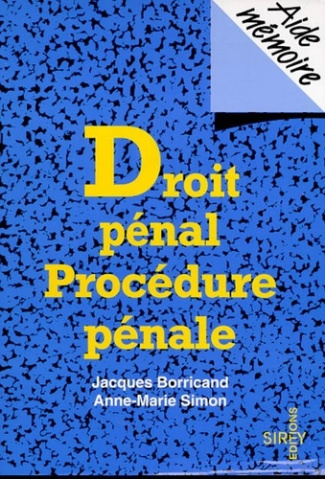 Droit pénal, procédure pénale