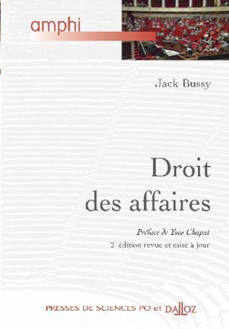 Droit des affaires. 2e édition revue et corrigée