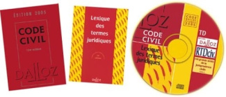 Droit civil 2005. Coffret 2 volumes : Code civil 2005, Lexique des termes juridiques, 3e édition, av