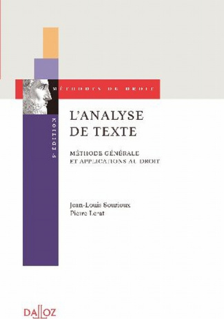 L'analyse de texte. Méthode générale et applications du droit, 5e édition