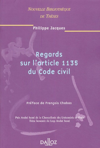 Regards sur l'article 1135 du Code civil