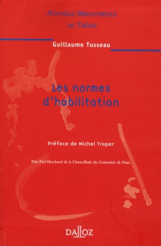Les normes d'habilitation. Edition 2006