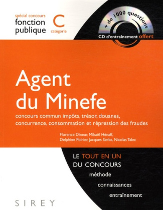 Agent du Minefe, Catégorie C. Concours commun des impôts, du trésor, des douanes, de la concurrence,