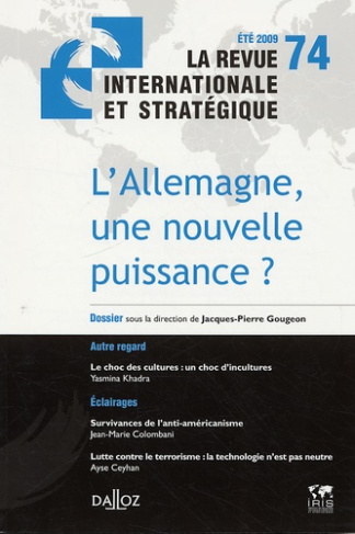 La revue internationale et stratégique/742009/L'Allemagne, une nouvelle puissance ?