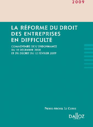 La réforme du droit des entreprises en difficulté