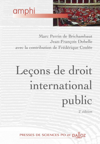 Leçons de droit international public. 2e édition