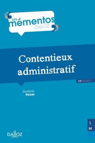 Contentieux administratif Memento - 16ed