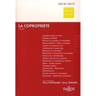 La copropriété. Edition 2018-2019