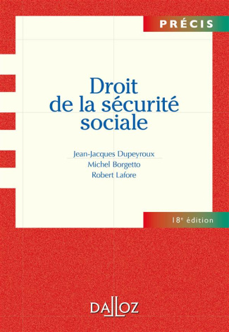 Droit de la sécurité sociale. 18e édition