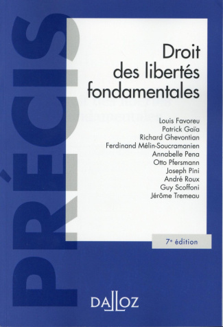 Droit des libertés fondamentales. 7e édition