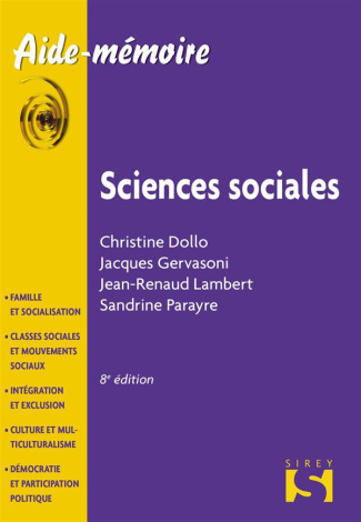 Sciences sociales. 8e édition