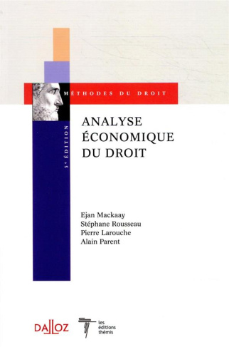 Analyse économique du droit. 3e édition
