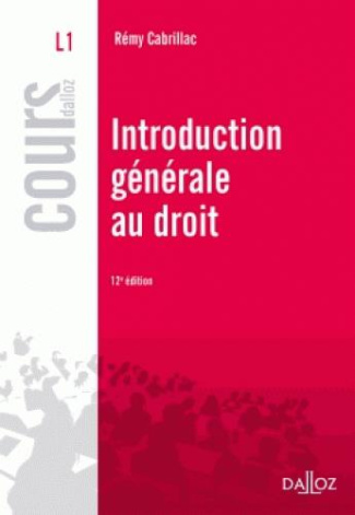 Introduction générale au droit