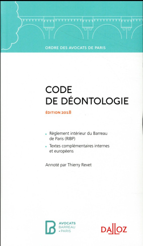 CODE DE DEONTOLOGIE DE L'ODAP 2018