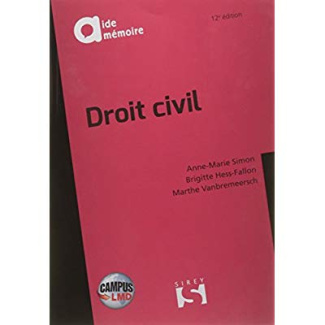 DROIT CIVIL 12E ED AIDE-MEMOIRE CAMPUS